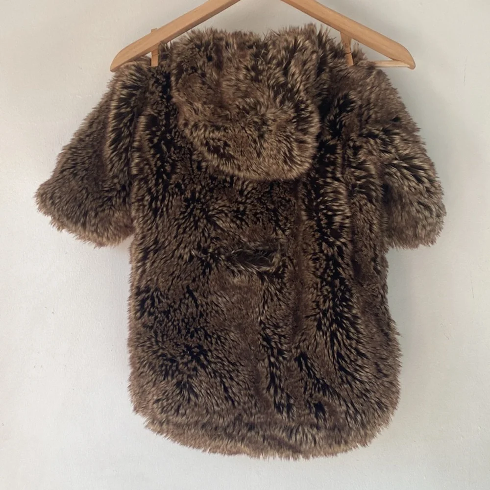 London & Cole Faux Fur Bunting Suit
